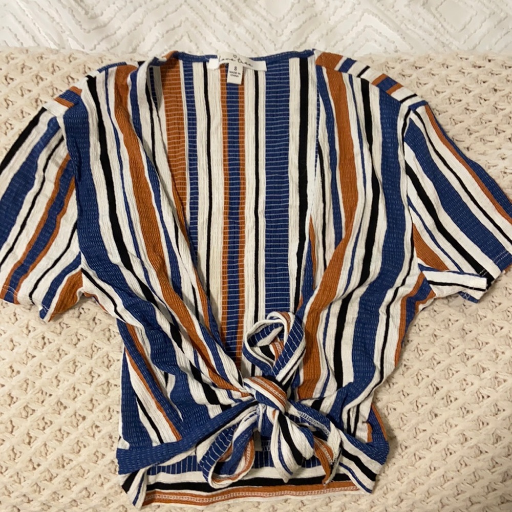 Tie front shirt